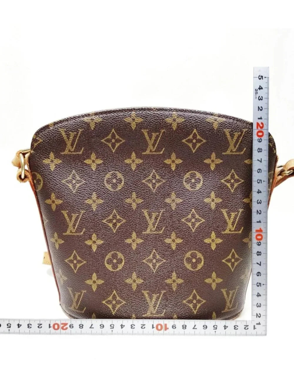 Authentic Louis Vuitton Drouot Monogram Canvas Crossbody Shoulder Bag Vintage
